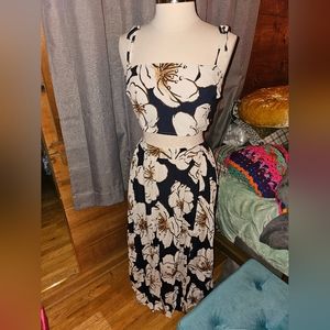 Lulu's XL 2 Piece Maxi Skirt and Crop Set